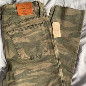 NWT Camo Lucky Jeans. Bridgette crop size 4/27